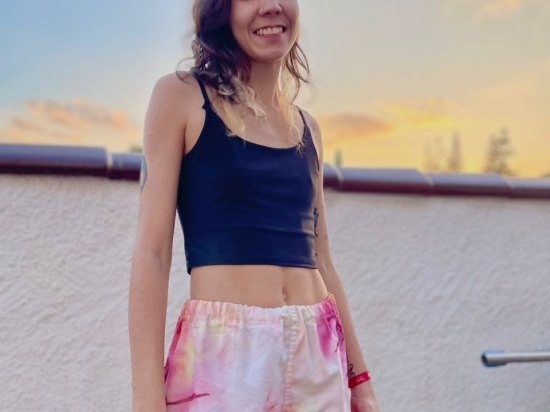 Shorts Rosa Claro