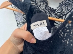 Vestido Azul de Renda Curto Marca Nari