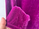 Vestido Roxo Curto de Veludo