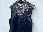 Vestido Azul de Renda Curto Marca Nari