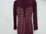 Vestido de Renda Bordô