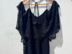 Vestido Preto de Renda Curto
